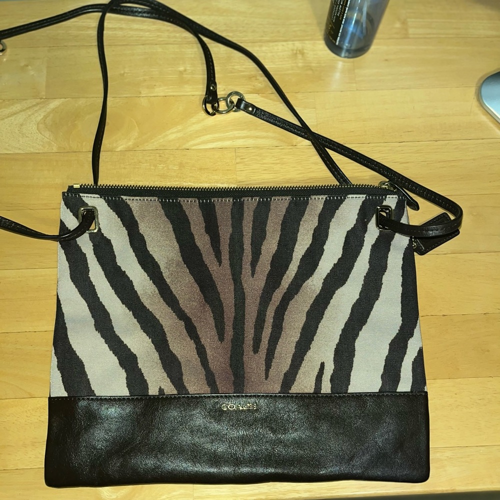Coach Zebra Print Purse